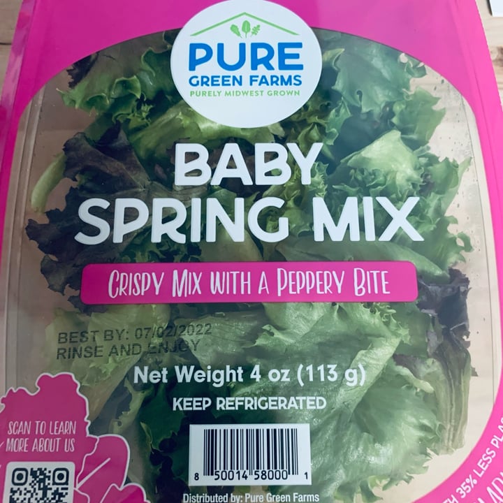 Pure green farms Baby Spring Mix Review abillion