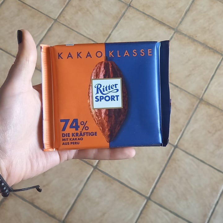 review photo of Ritter Sport Intense 74% Cocoa Dark Chocolate shared by @anameier on 28 Nov 2021 - review