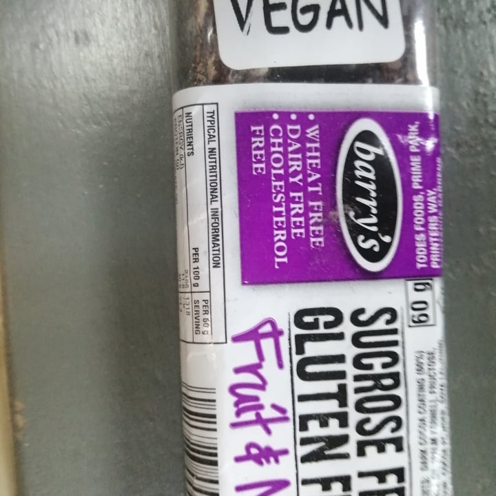 Barry's Vegan fruit and nut bar Review abillion