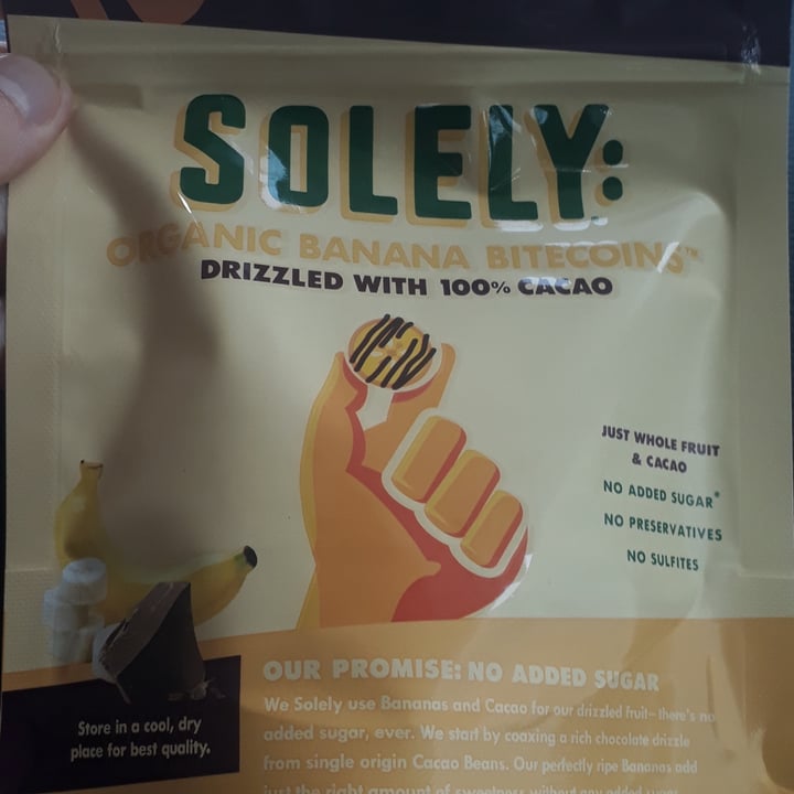 Solely Organic Banana Bitecoins drizzled with 100 cacao Reviews abillion
