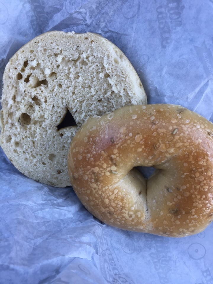 Bruegger's Bagels Stillwater, United States Rosemary & Olive Oil Bagel Review abillion