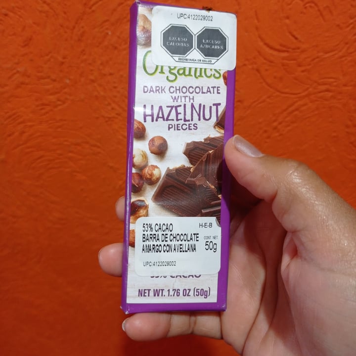 HEB Organics Dark chocolate with hazelnut pieces Review abillion
