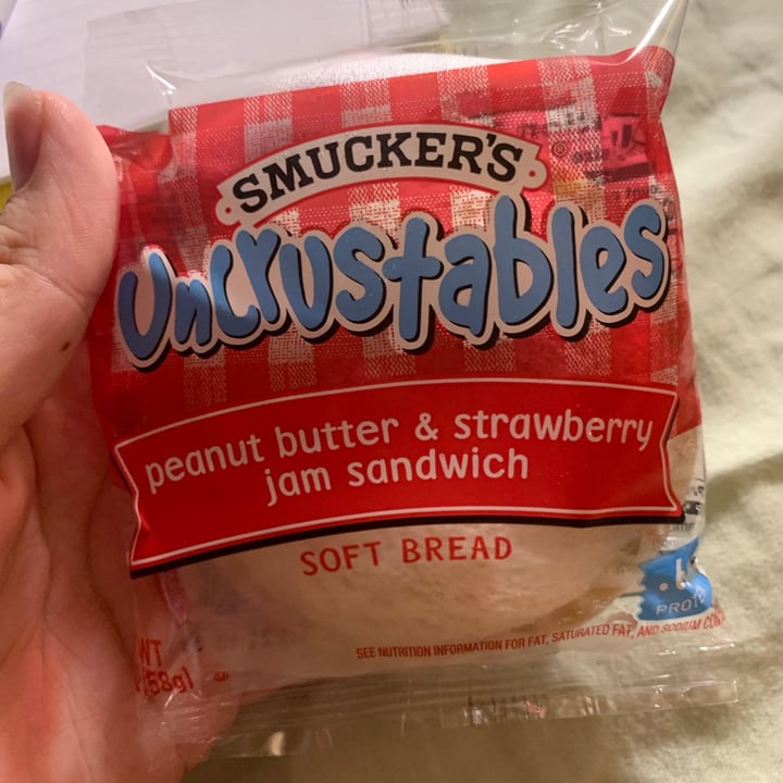 Smucker's Uncrustables Peanut Butter And Strawberry Jam Review abillion