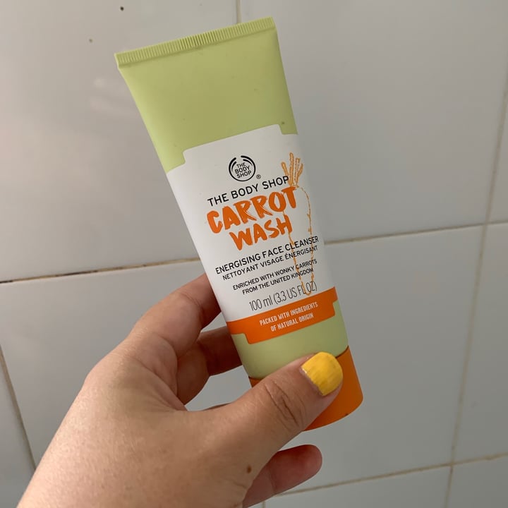 The Body Shop Carrot Wash Energizing Face Cleanser Review abillion