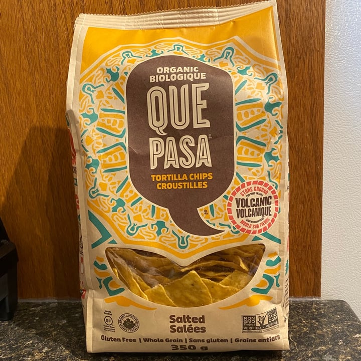 Que Pasa Organic Salted Tortilla Chips Review abillion