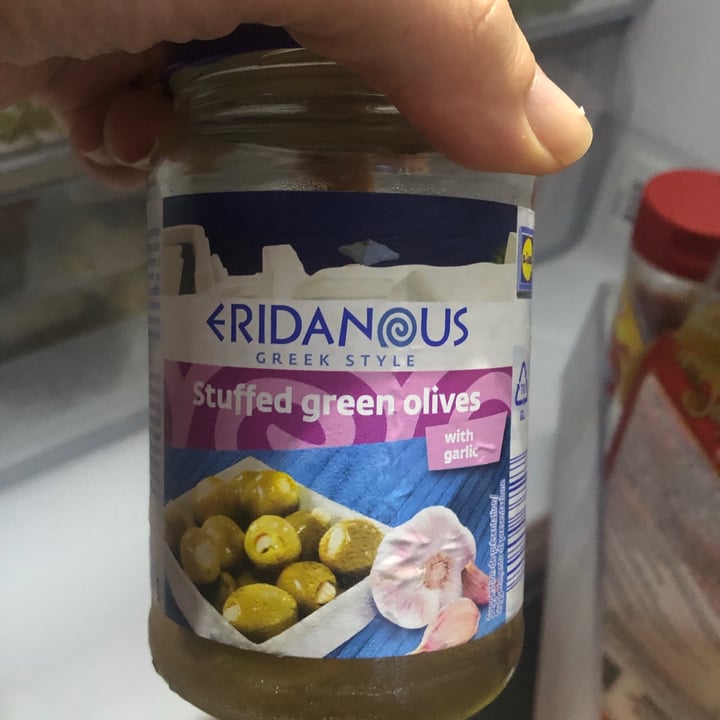 Eridanous Stuffed green olives with garlic Review abillion