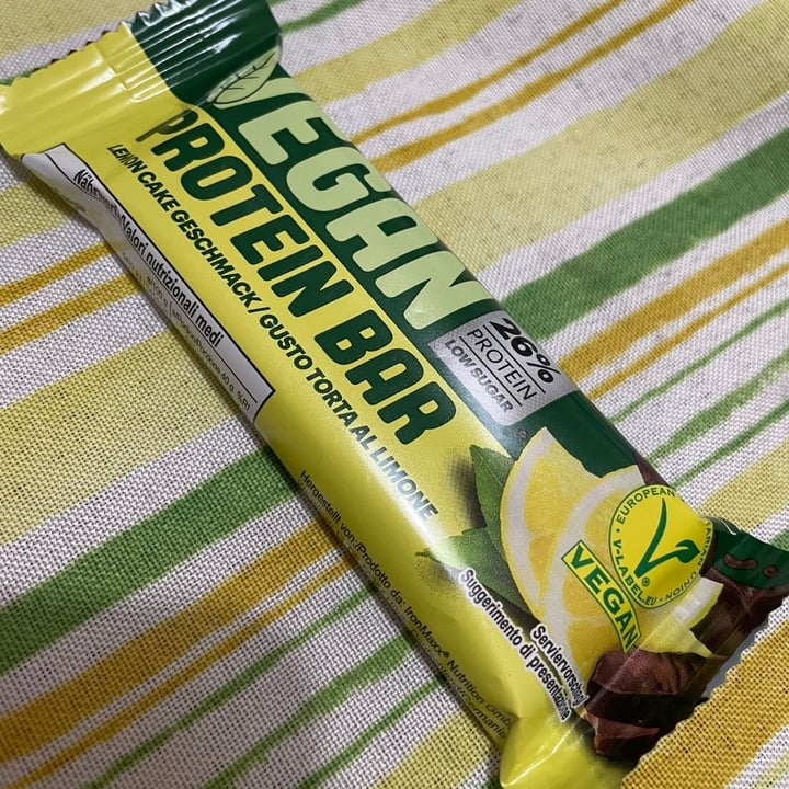 IronMaxx Vegan Protein Bar Lemon Cake Flavor Review abillion
