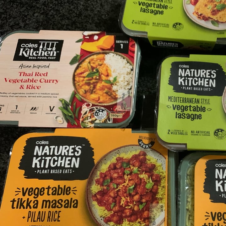 Coles Nature's Kitchen Thai green vegetable curry Review abillion