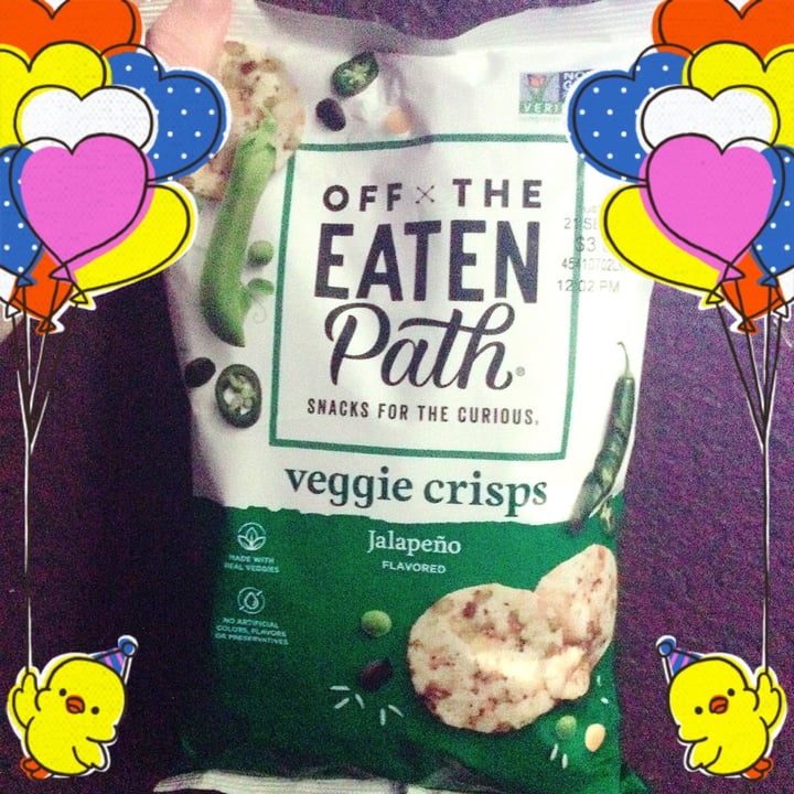 Off The Eaten Path Jalapeño veggie crisps Review abillion
