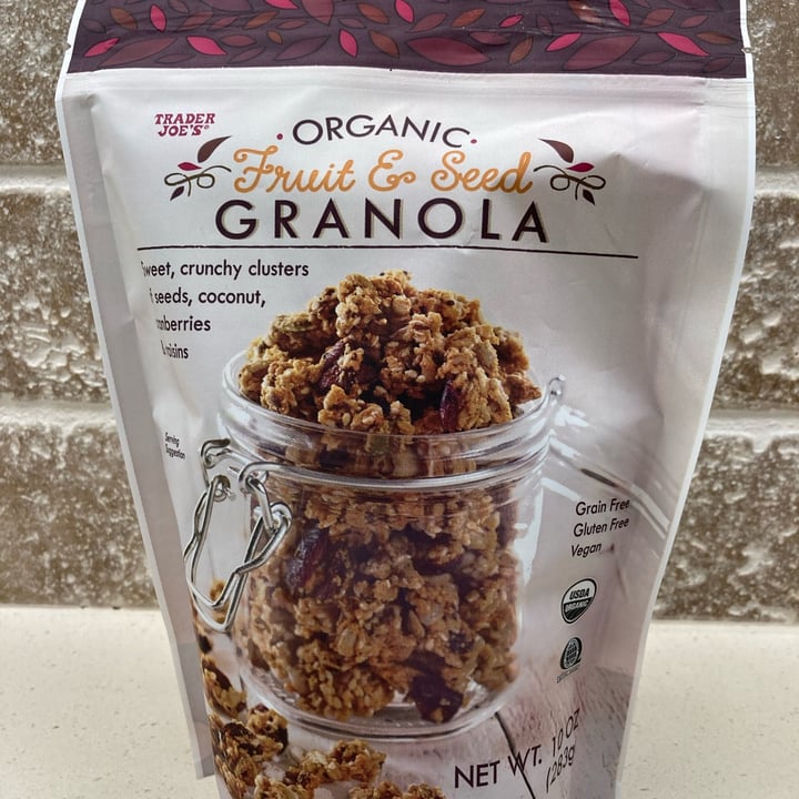 Trader Joe's Organic fruit & seed Granola Review abillion