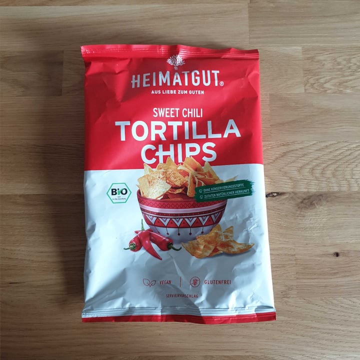 Heimatgut Sweet Chili Tortilla Chips Review abillion