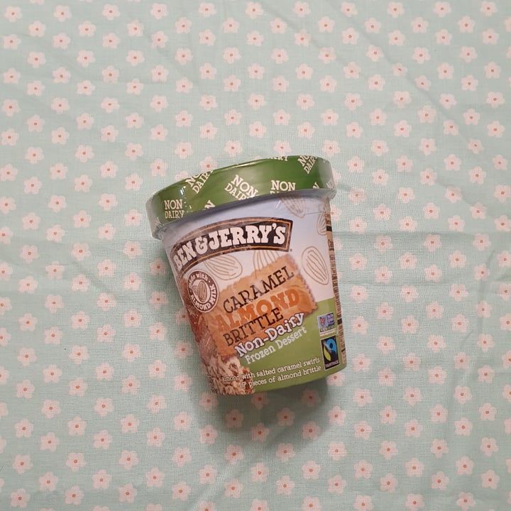 Ben & Jerry's Caramel Almond Brittle NonDairy Frozen Dessert Review