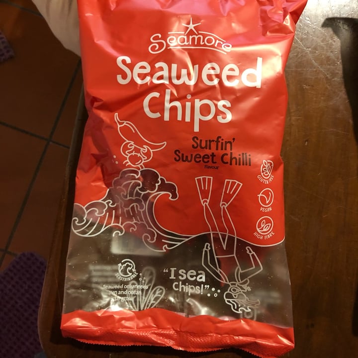Seamore Seaweed chips surfin’ sweet chilli Review abillion