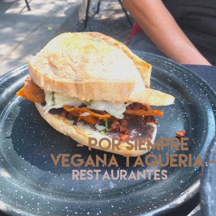 Por Siempre Vegana Taquería Torta de chilaquiles Reviews abillion