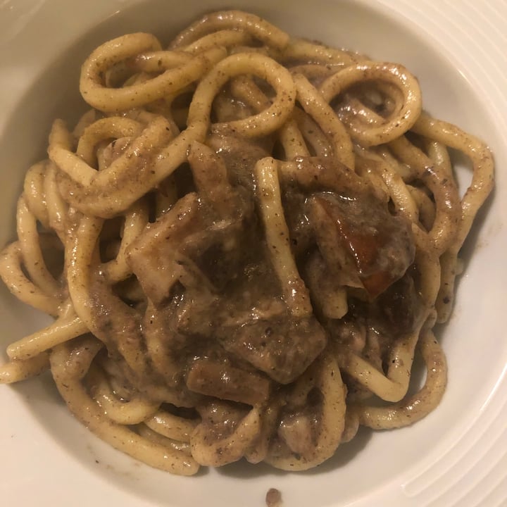 MiBiò bistrot Milano, Italy Pici ai funghi porcini e tartufo bianco