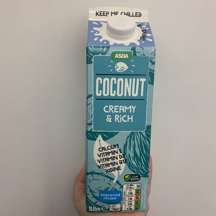 ASDA Coconut creamy and rich milk Review abillion