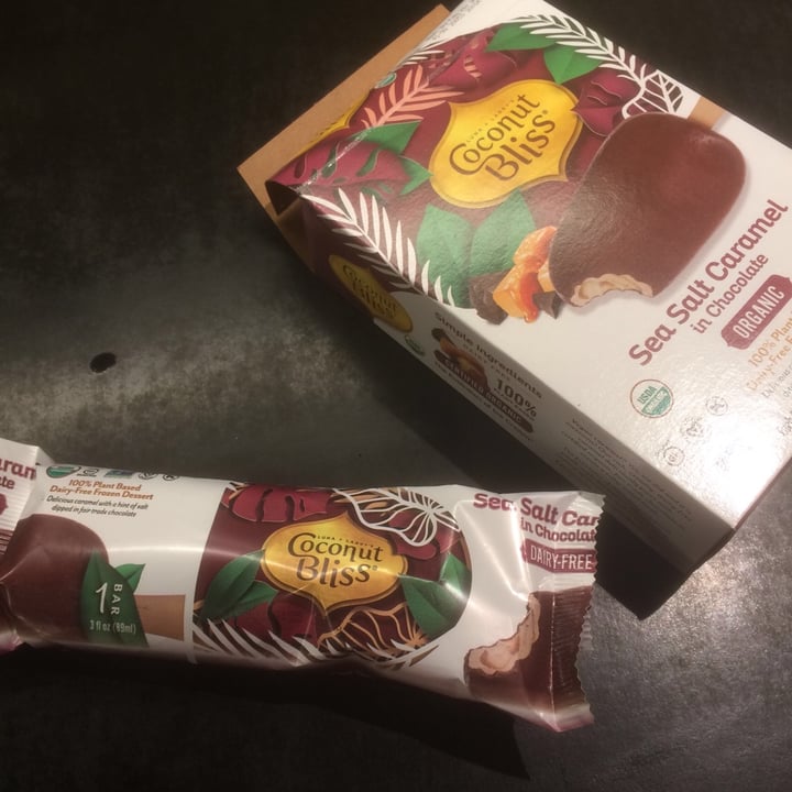 review photo of Coconut Bliss Sea Salt Caramel in Chocolate Bars shared by @fungiforrest on 07 Feb 2021 - review