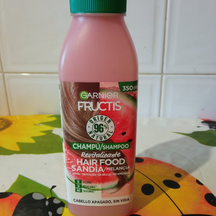 Garnier Fructis HAir Food Sandia Shampoo Review abillion