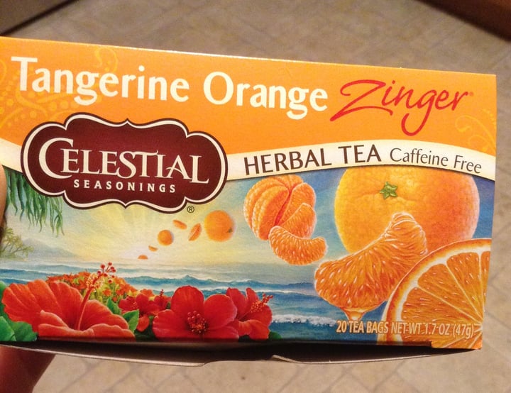Celestial Seasonings Tangerine Orange Zinger Tea Review abillion