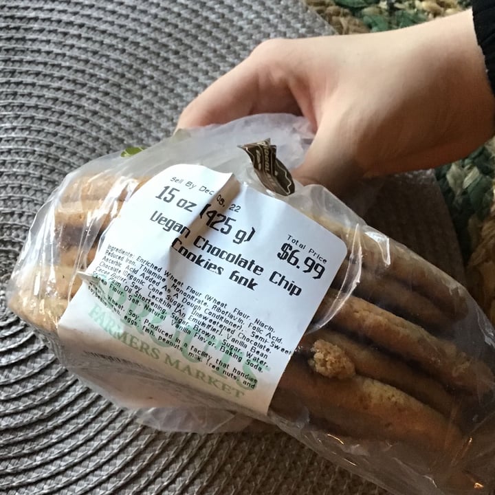 Sprouts Farmers Market vegan chocolate chip cookie Review abillion