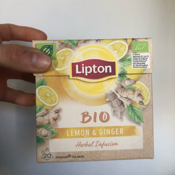 Lipton Lemon and ginger tea Review abillion