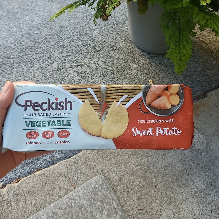 Peckish Vegetable Rice Crackers With Sweet Potato Review abillion