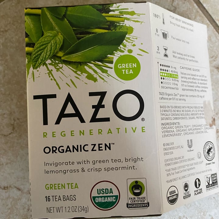 Tazo regenerative organic zen green tea Review abillion