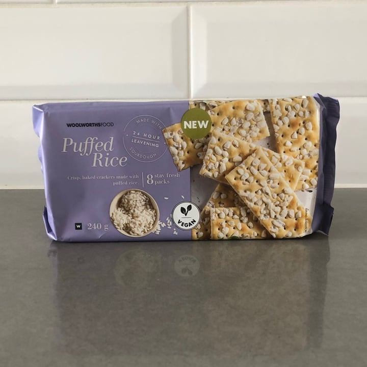 Woolworths Food Puffed rice crackers Review abillion