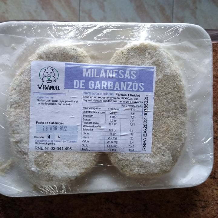 Veganuel Milanesa De Garbanzo Review abillion