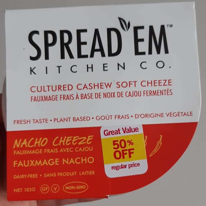 Spread'Em Kitchen Nacho Cheeze Cashew Dip Reviews abillion