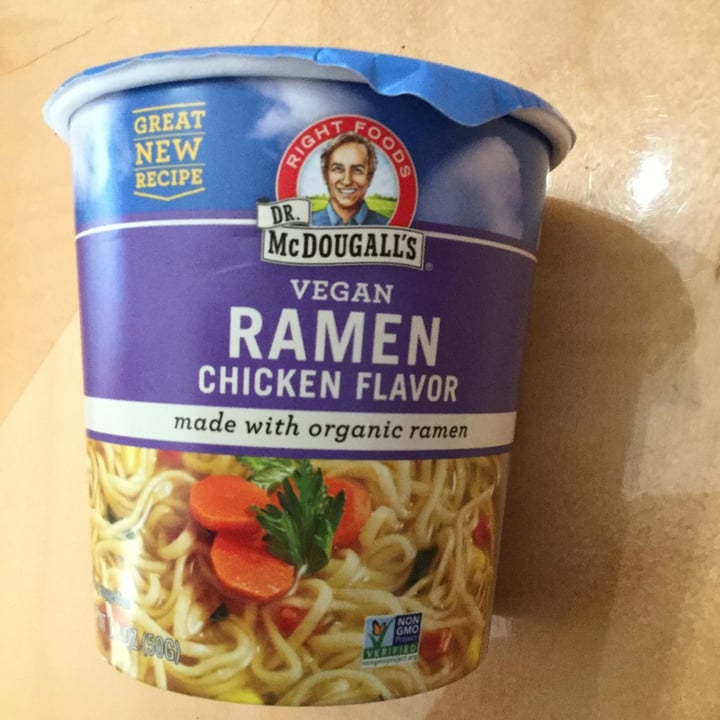 Dr McDougall's Right Foods Vegan Ramen Chicken Flavor Review abillion