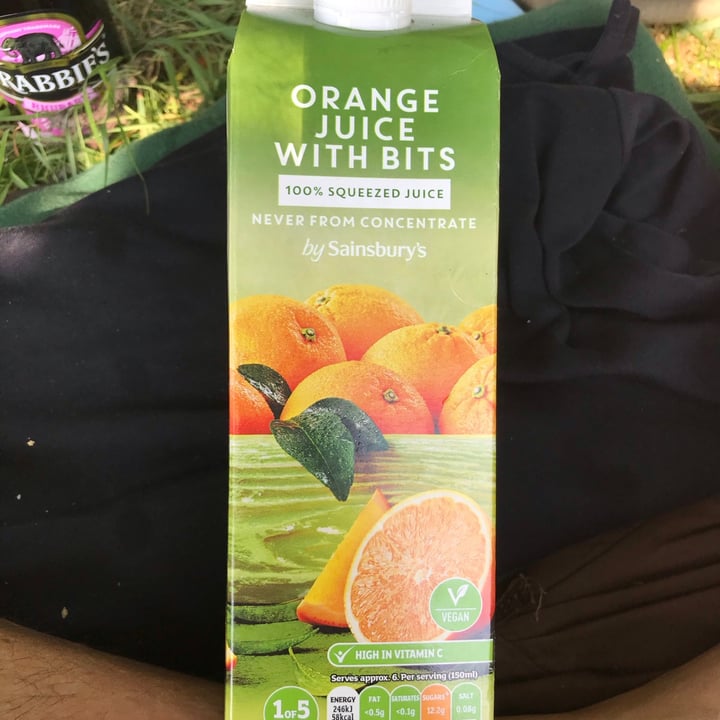Sainsbury's orange juice with bits Review abillion