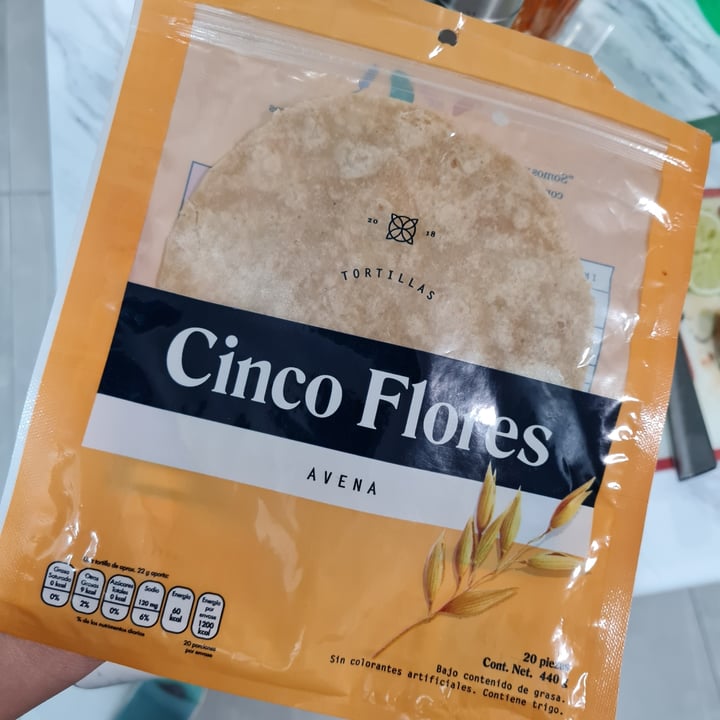 Cinco flores Tortillas De Avena Review abillion