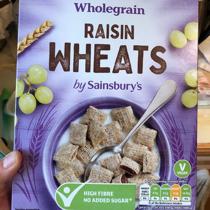 Sainsbury's Wholegrain Raisin Wheats Reviews abillion