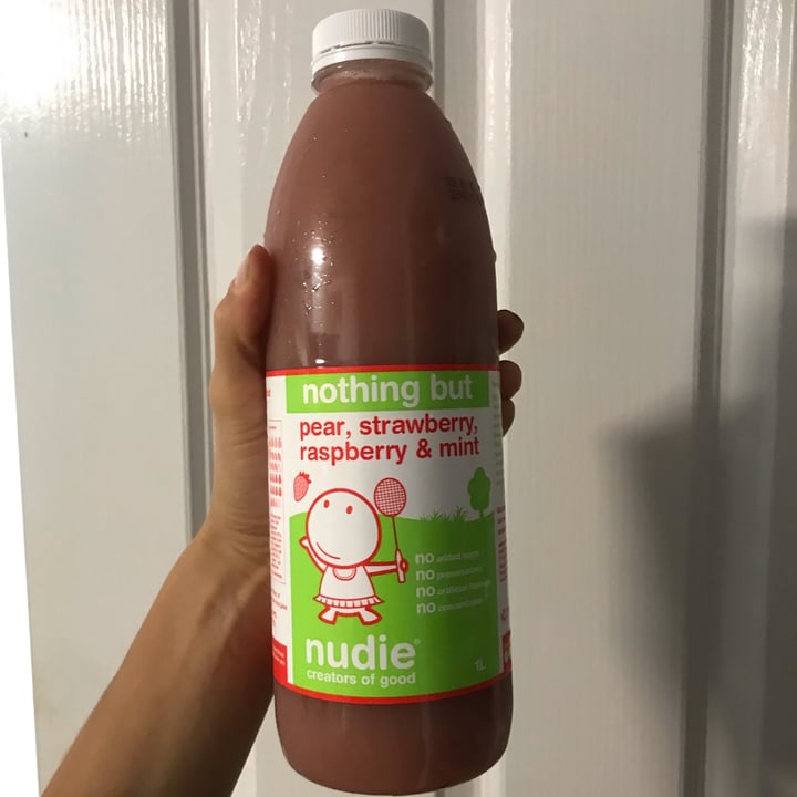 Nudie nothing but: Pear, Strawberry, Raspberry And Mint Reviews | abillion