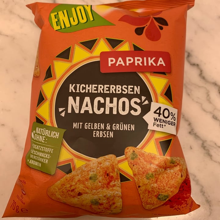 Kühne Kichererbsen Nachos mit gelben &amp; grünen erbsen Paprika Review ...