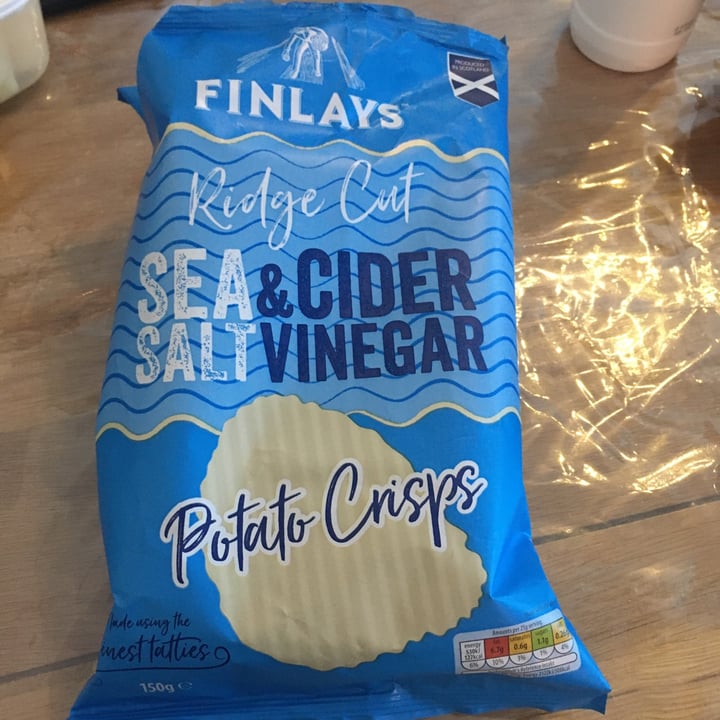 Finlays Ridge cut sea salt and cider vinegar crisps Review abillion