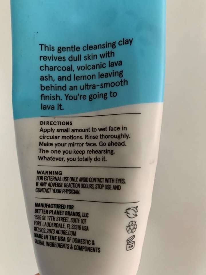 Acure Incredibly Clear Charcoal Lemonade Cleansing Clay Reviews abillion