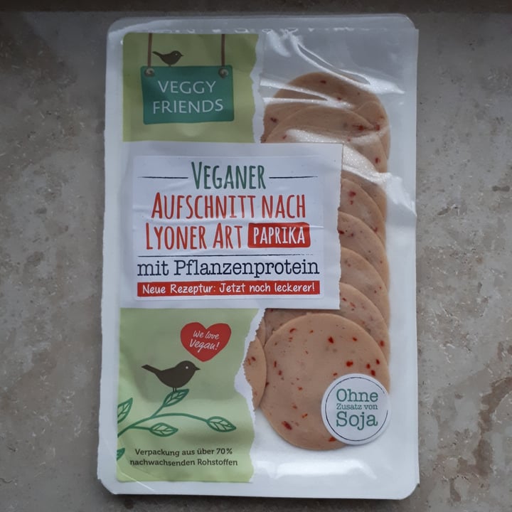 Veggy friends Aufschnitt nach Lyoner Art Paprika Review | abillion Veggy friends Aufschnitt nach Lyoner Art Paprika Review | abillion