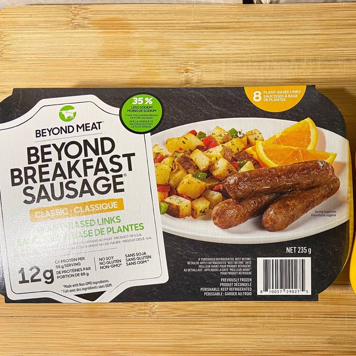 Beyond Meat Beyond breakfast Sausage Classic Review abillion