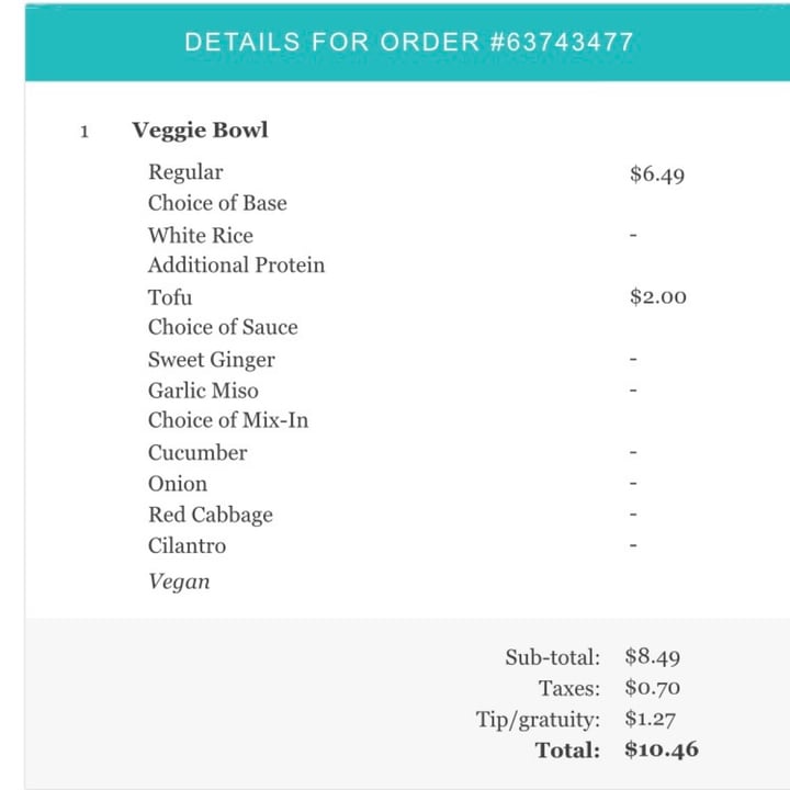 Poke House Round Rock Veggie Bowl Reviews abillion