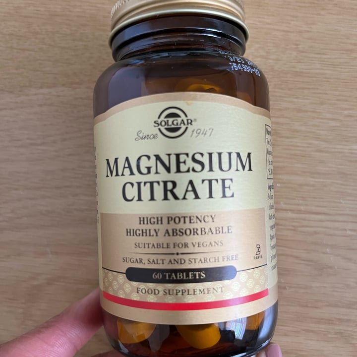Solgar Magnesium Citrate Reviews abillion