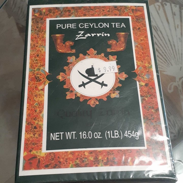 Zarrin Pure Ceylon Tea Review abillion