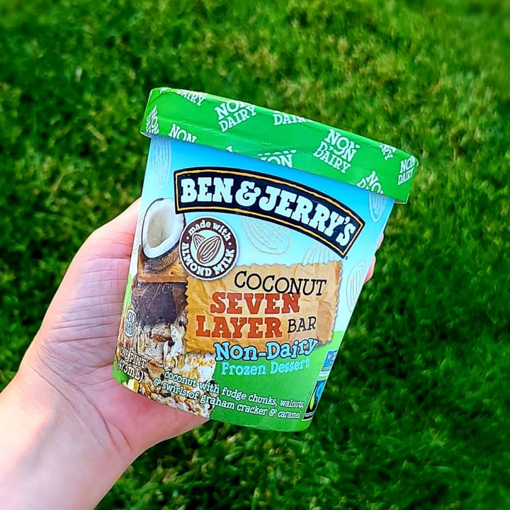 Ben & Jerry's Coconut Seven Layer Bar NonDairy Frozen Dessert Review