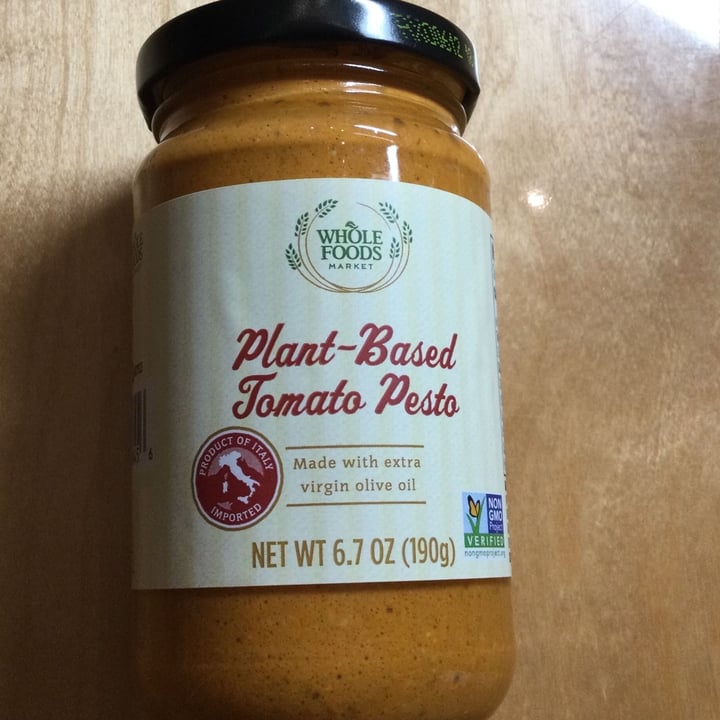 Whole Foods Market Plant based tomato pesto Review abillion