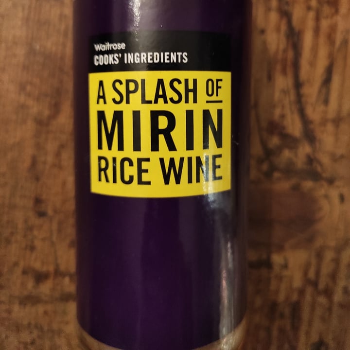 Waitrose Mirin Rice Wine Review abillion