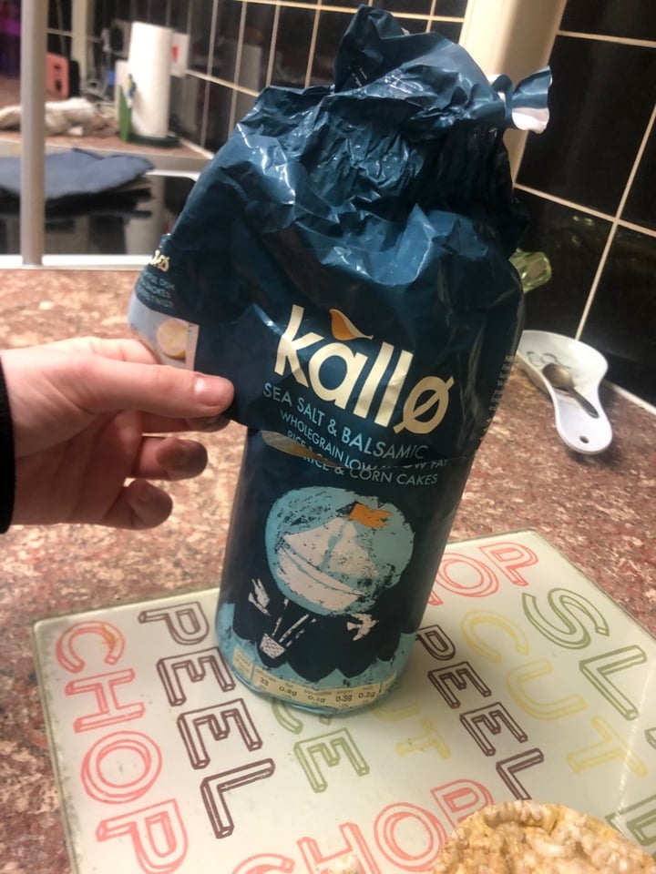 Kallo Sea salt & balsamic corn cakes Review abillion
