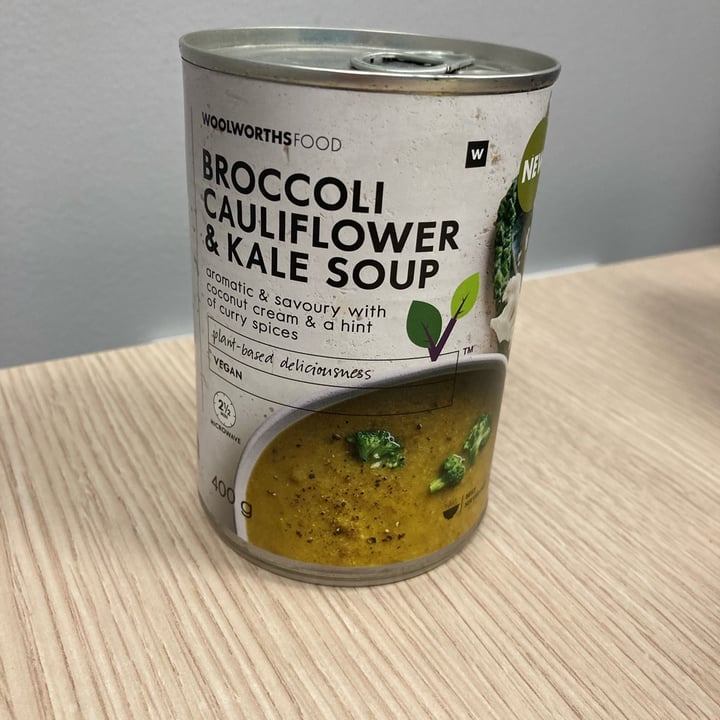 Woolworths Food Broccoli, cauliflower and Kale soup Review abillion
