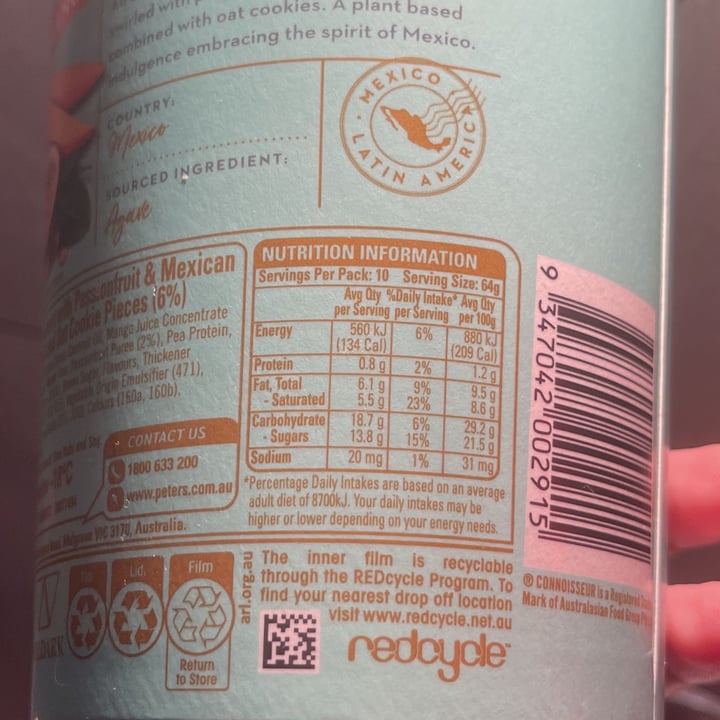 review photo of Connoisseur Mango Passionfruit Ice cream shared by @jetsky on 05 Dec 2021 - review