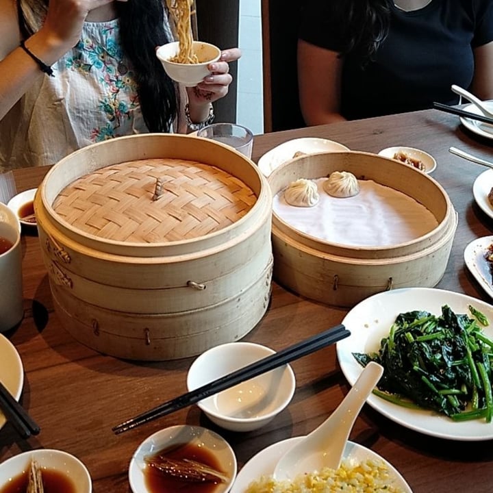 Din Tai Fung NEX Serangoon, Singapore Steamed Vegetarian Dumplings